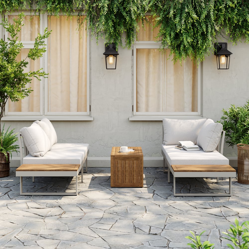 Stony 4 Seater Outdoor Sectional Sofa set