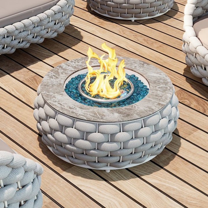 Wavy Propane Fire Pit
