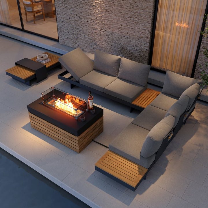 Dolphin Black top Fire Pit