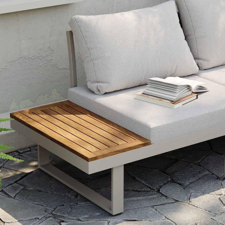Stony 4 Seater Outdoor Sectional Sofa set