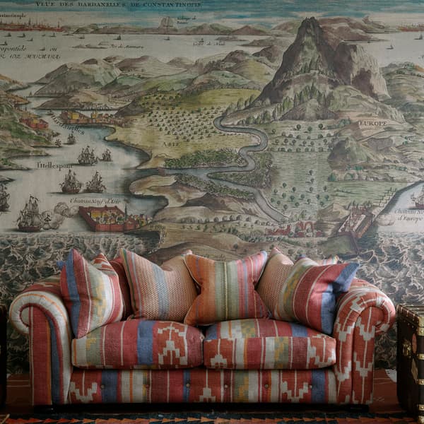 Indus Brick, Cig Only, Fabric - Andrew Martin