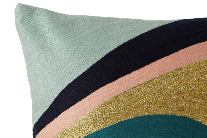 Dove Curved Stripes Cushion