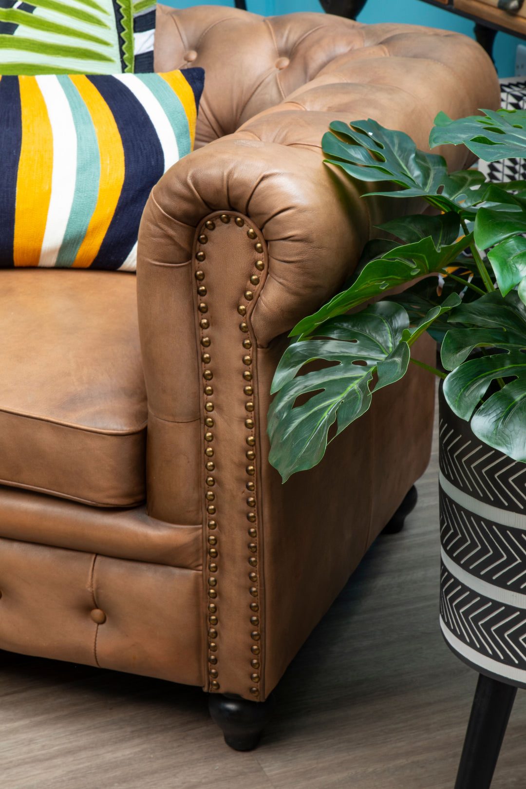 Dove Stripes Design Cushion