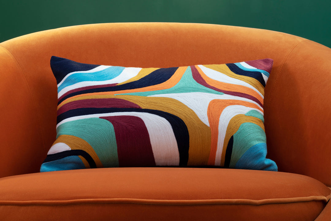 Dove Abstract Design Cushion