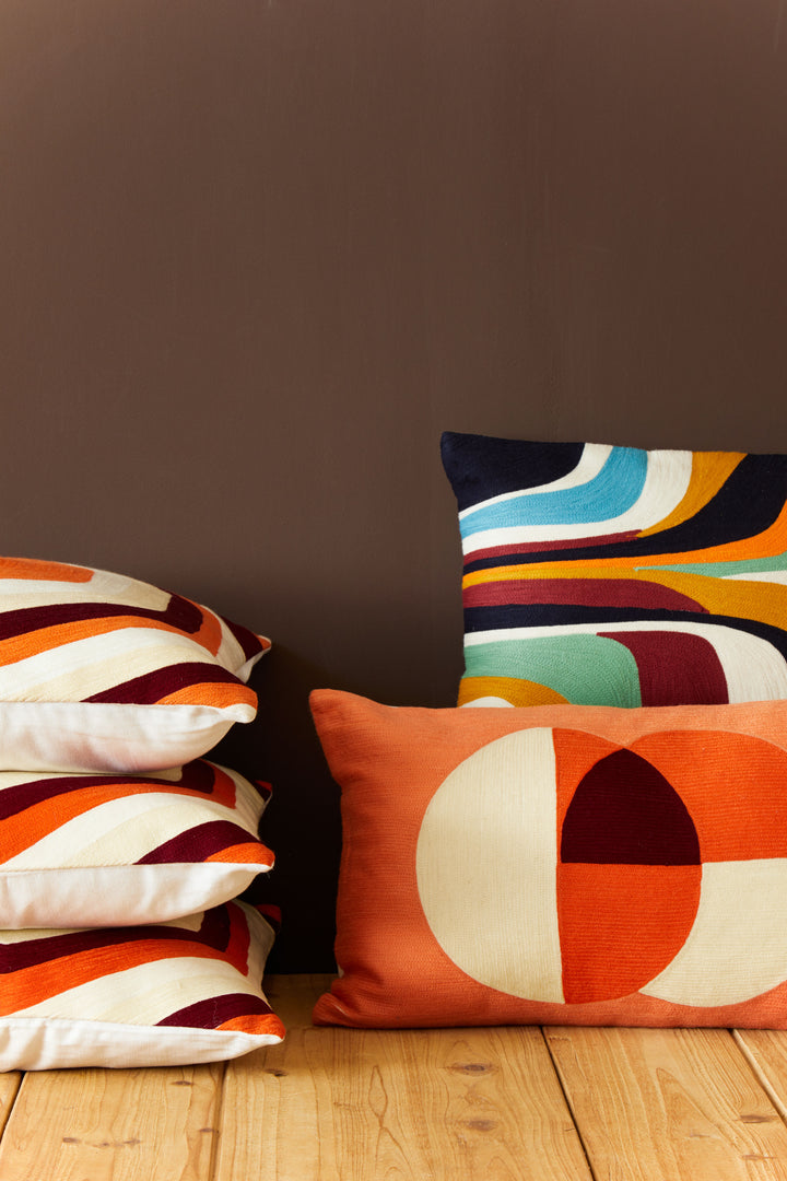 Dove Abstract Design Cushion