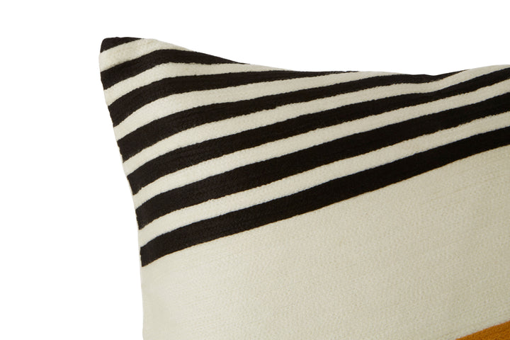Dove Diagonal Design Cushion