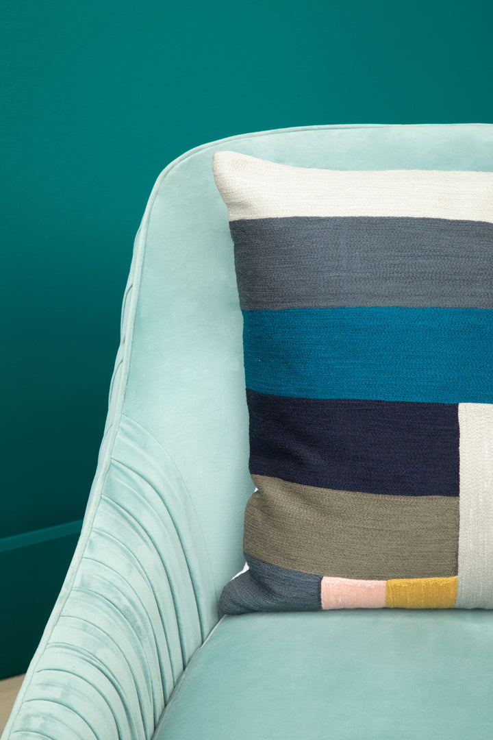 Dove Assorted Stripe Cushion