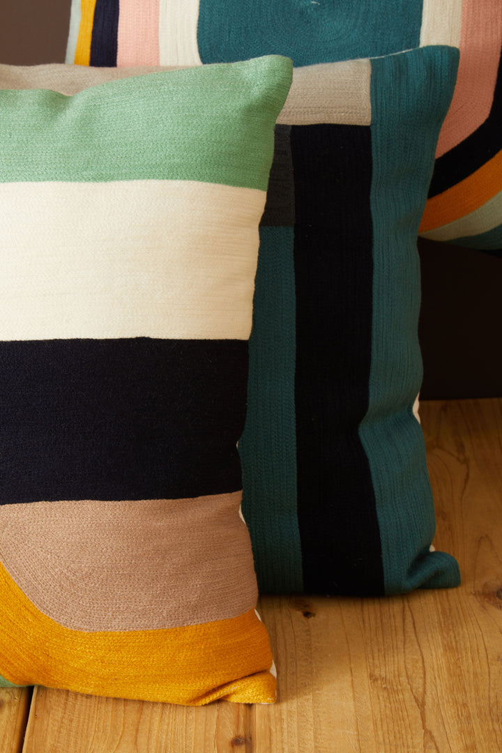 Dove Assorted Stripe Cushion
