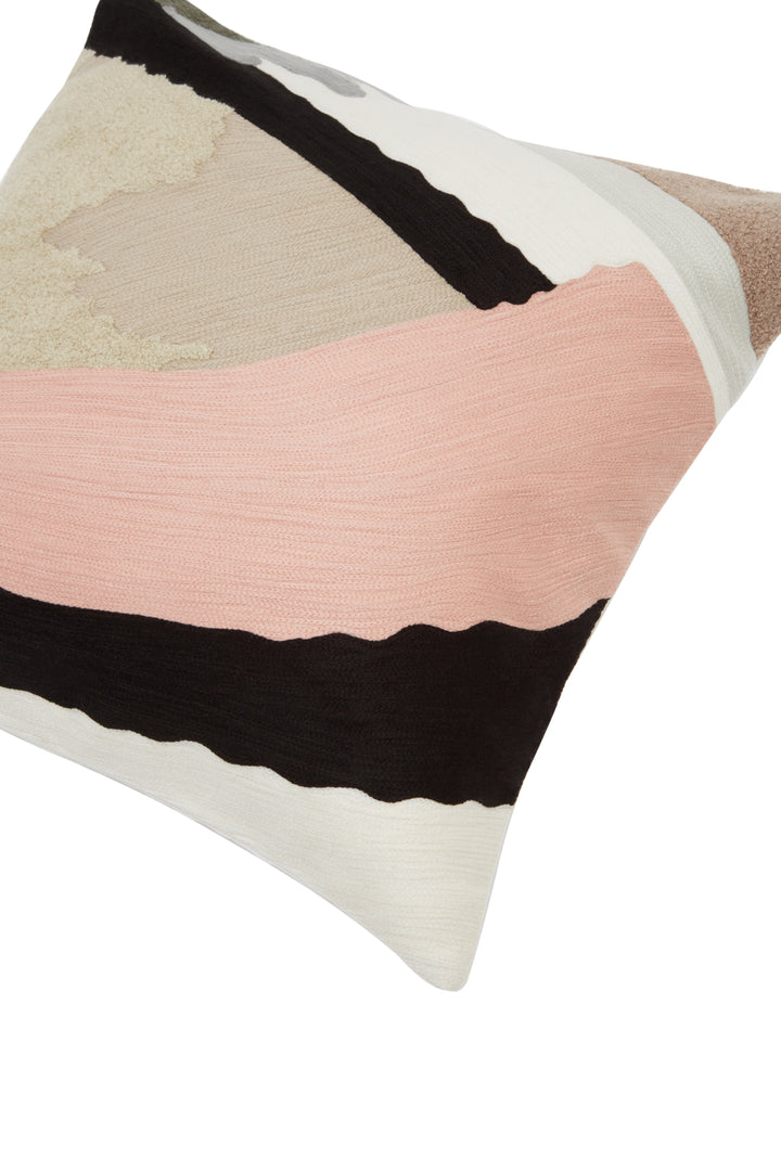 Dove Pink Grey And Blue Cushion
