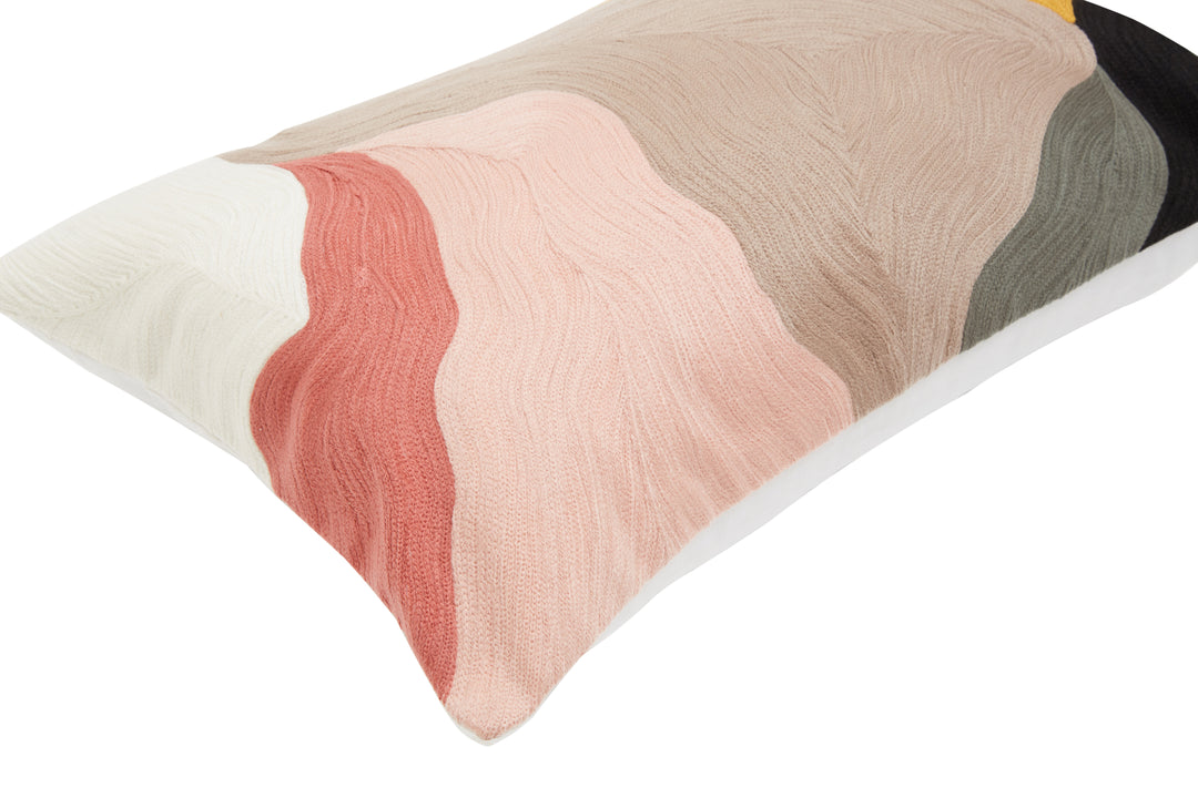 Dove Multi Coloured Rectangular Cushion
