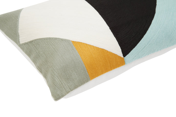 Dove Multi Colour Rectangular Cushion