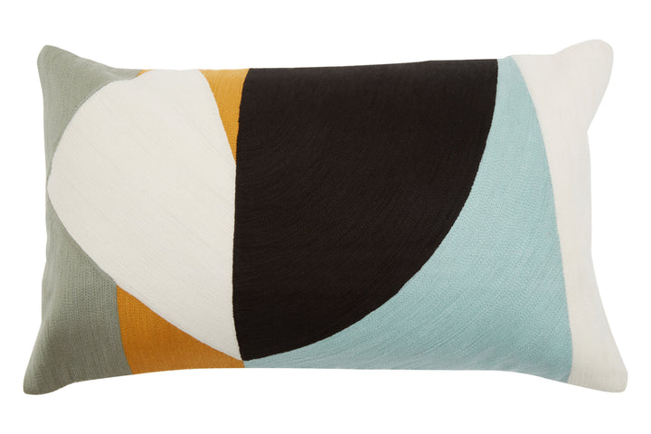 Dove Multi Colour Rectangular Cushion