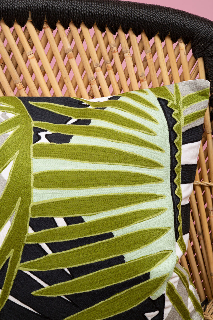 Dove Botanical Green Cushion