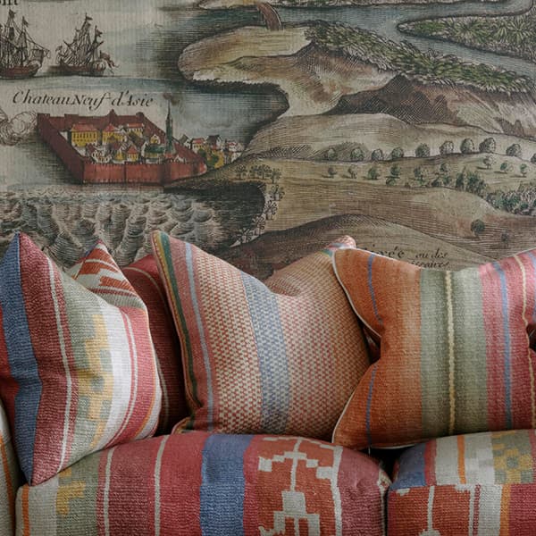 Oxus, Sustainable Feather, Cushion, Multi - Andrew Martin