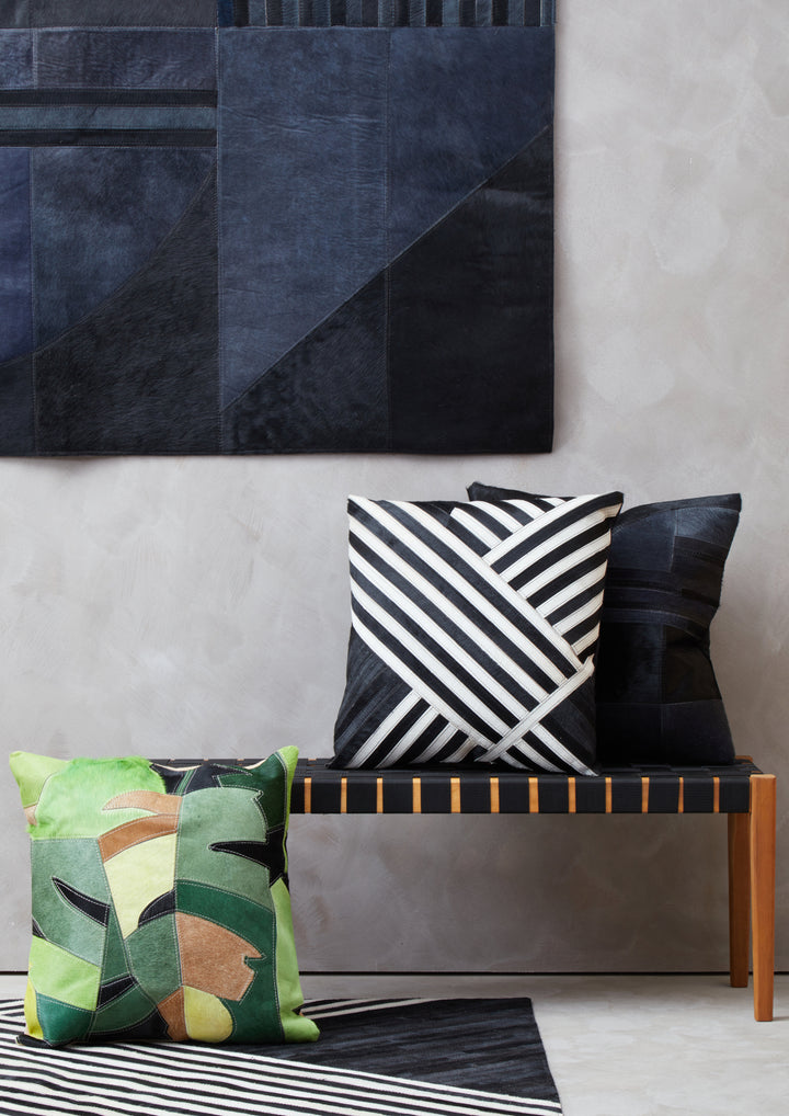 Dove Botanical Suede Cushion