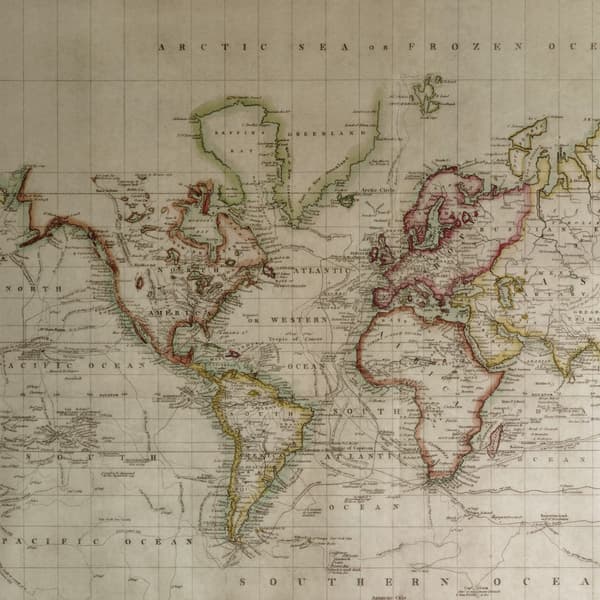 Latitude, Wallpaper, Multicoloured - Andrew Martin