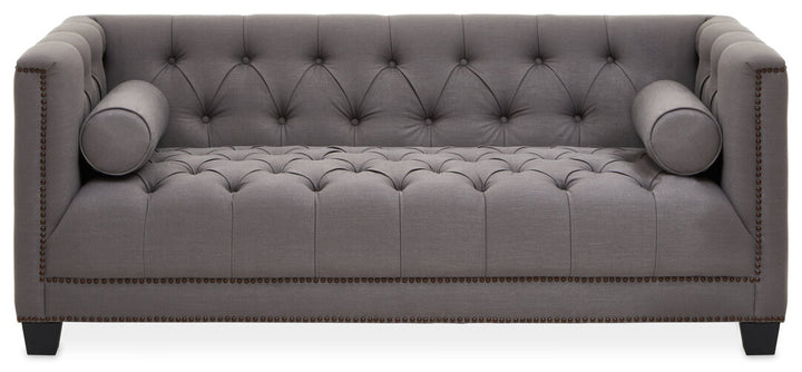 Surina 2 Seat Grey Fabric Sofa