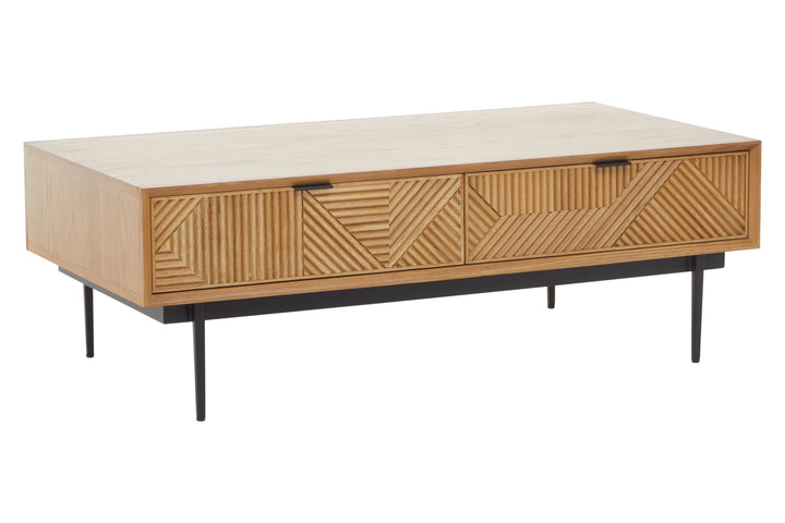 Swallow Natural Finish Wooden Coffee Table