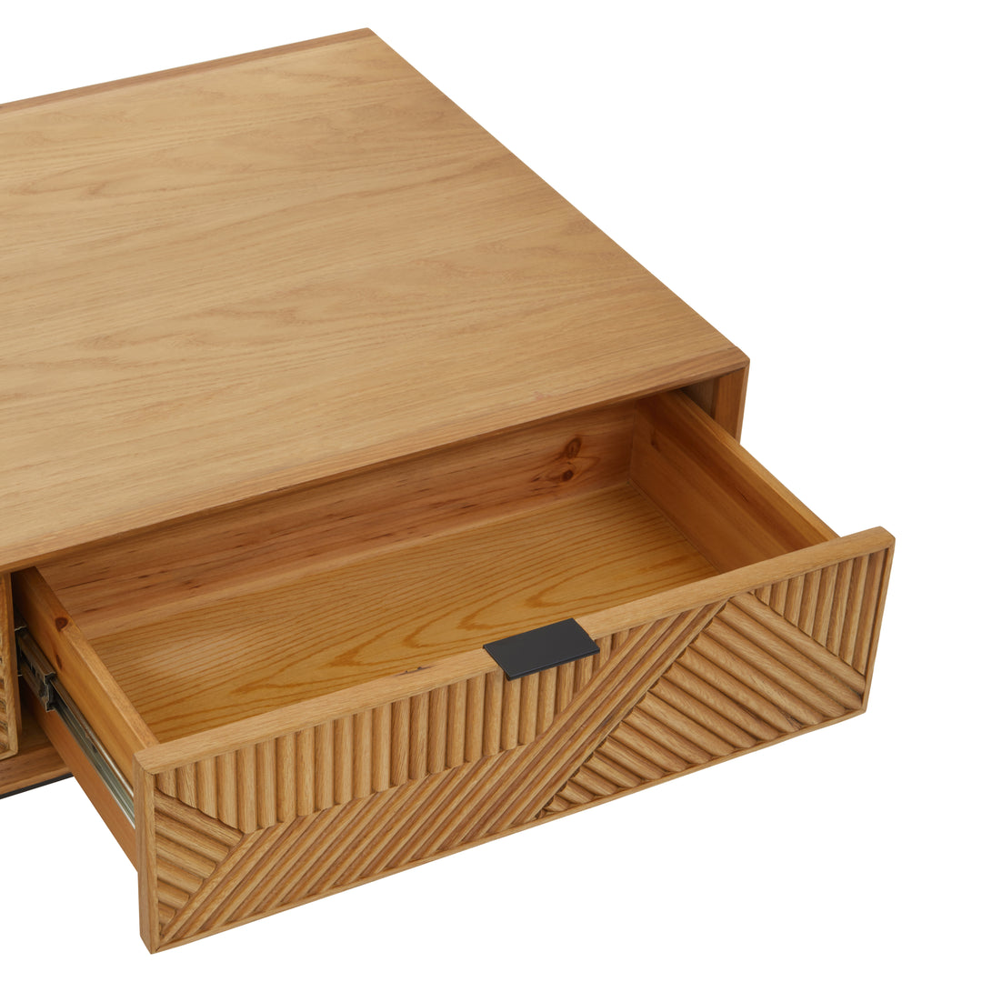Swallow Natural Finish Wooden Coffee Table