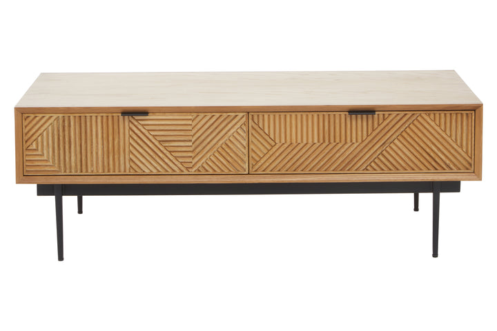 Swallow Natural Finish Wooden Coffee Table