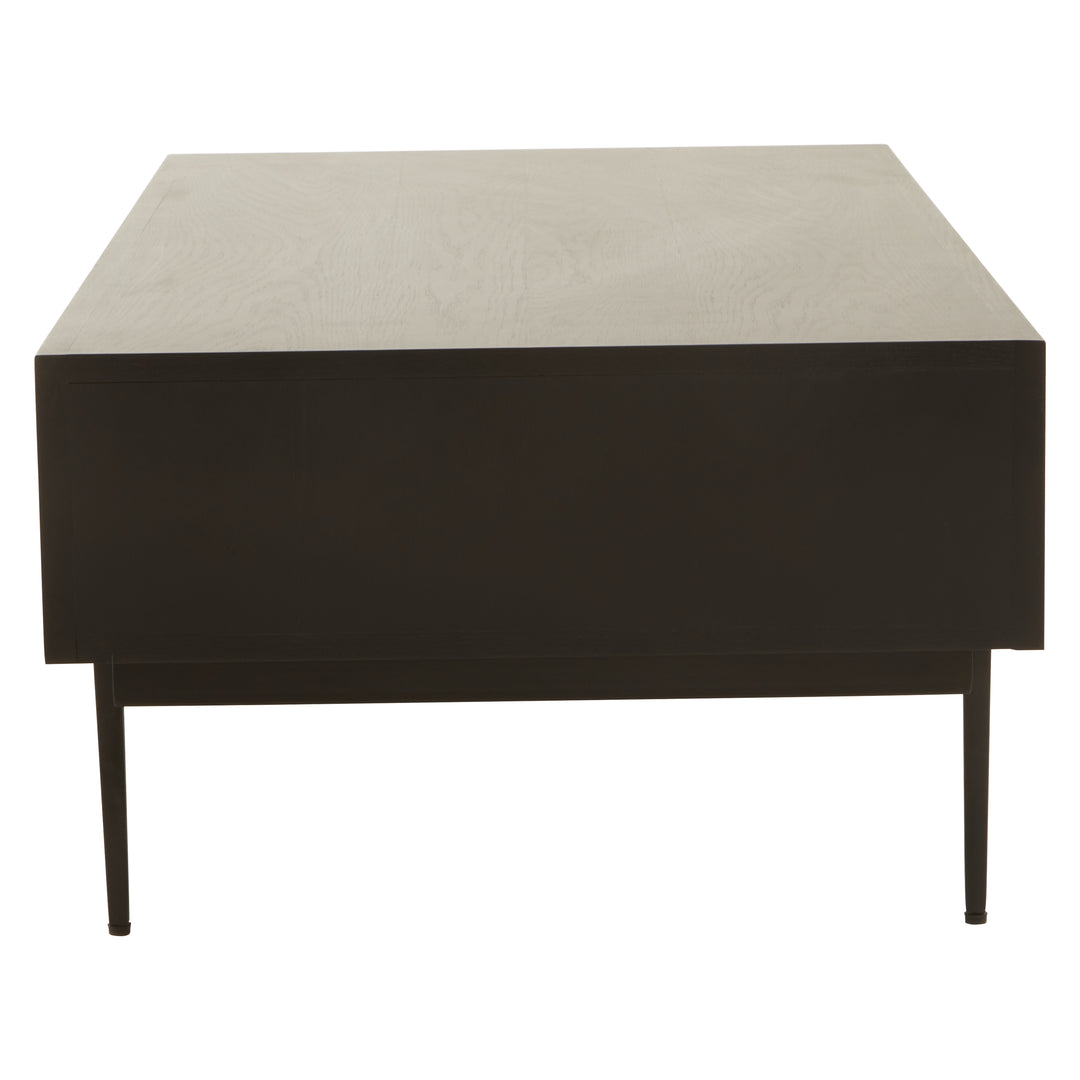 Swallow Black Finish Wooden Coffee Table