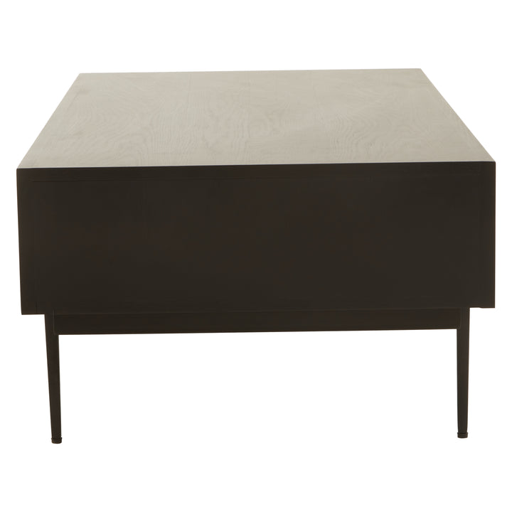 Swallow Black Finish Wooden Coffee Table