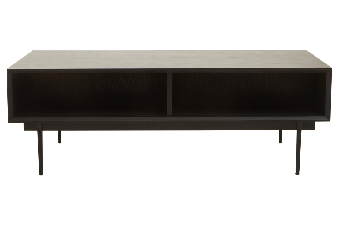 Swallow Black Finish Wooden Coffee Table
