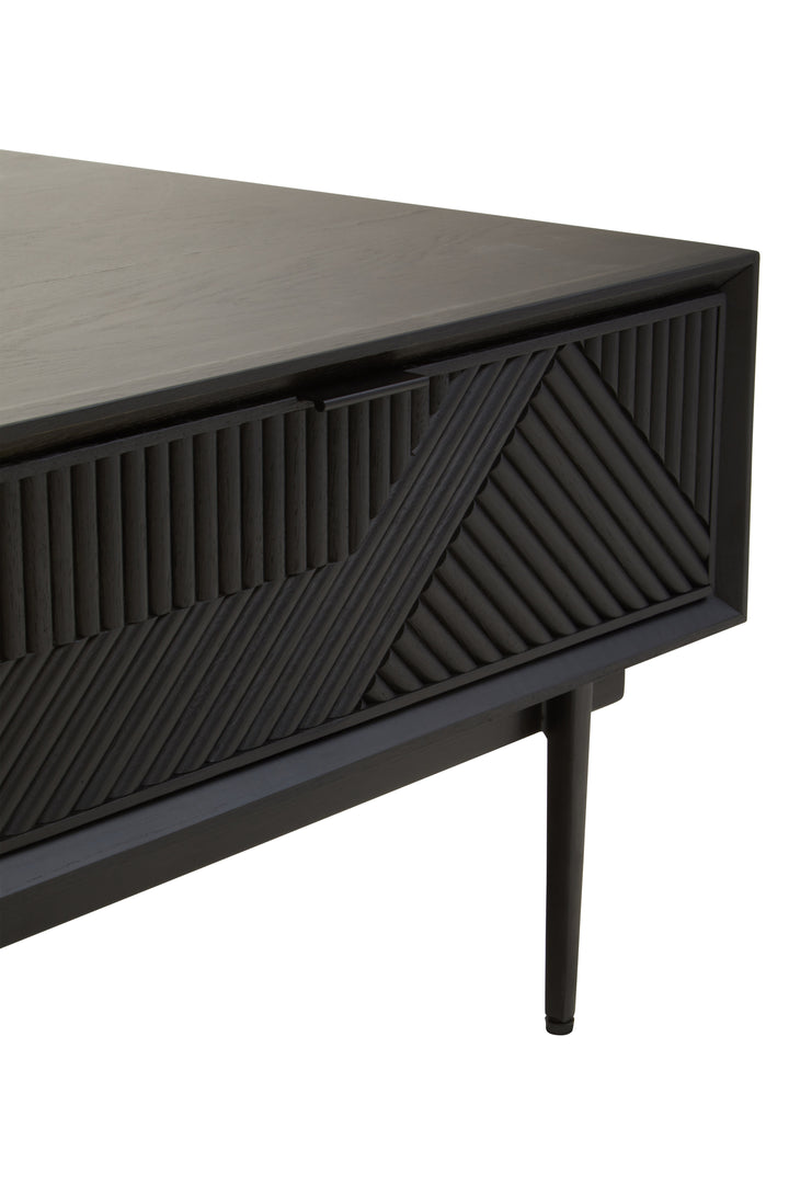 Swallow Black Finish Wooden Coffee Table
