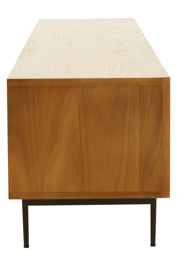 Swallow Natural Finish Wooden Media Unit