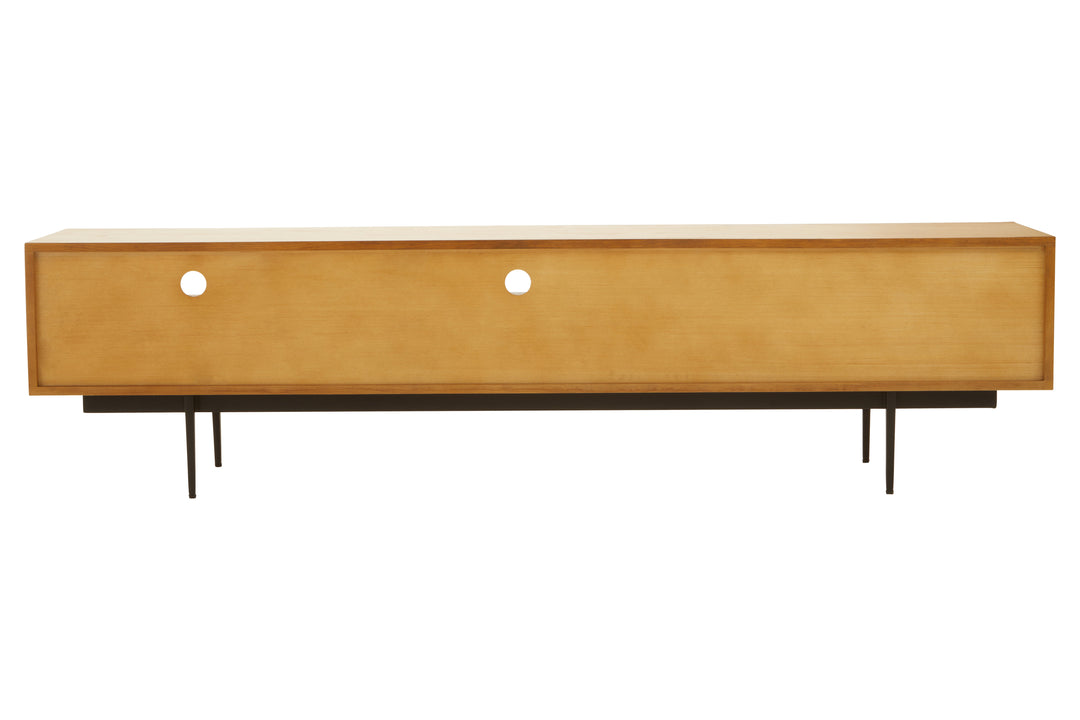Swallow Natural Finish Wooden Media Unit