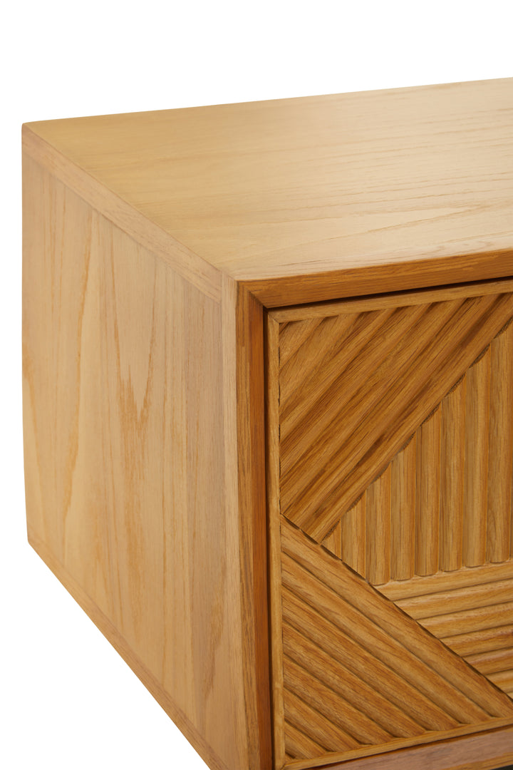 Swallow Natural Finish Wooden Media Unit