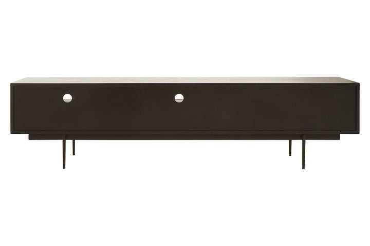 Swallow Black Finish Wooden Media Unit