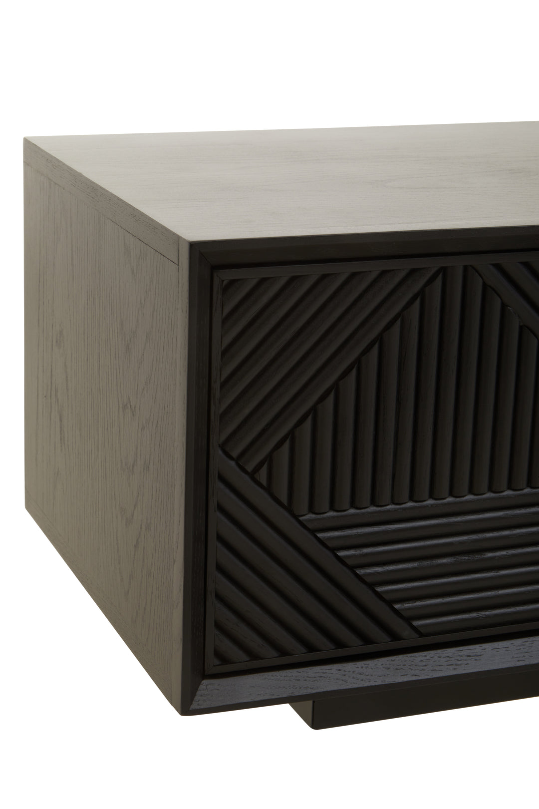 Swallow Black Finish Wooden Media Unit