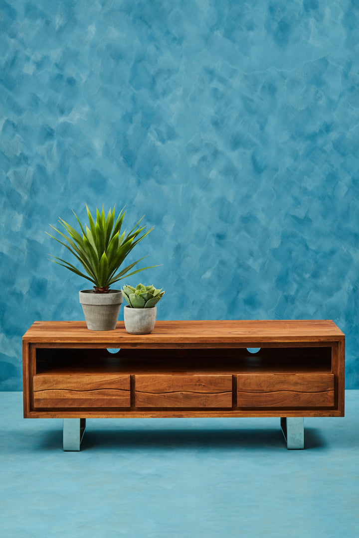Stork Acacia Three Drawer Media Unit