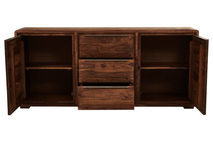 Woodpecker Two Door Three Drawer Sheesham And Acacia Sideboard