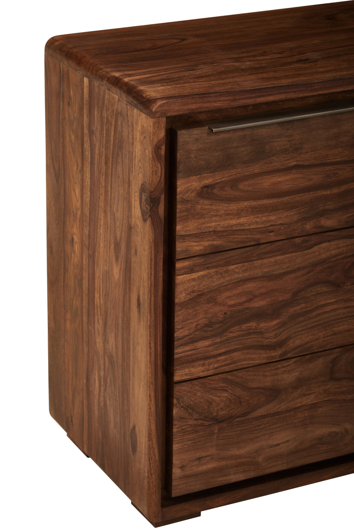 Woodpecker Two Door Three Drawer Sheesham And Acacia Sideboard