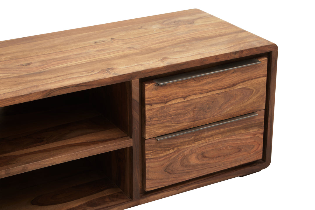 Woodpecker One Door Sheesham And Acacia Wood Media Unit