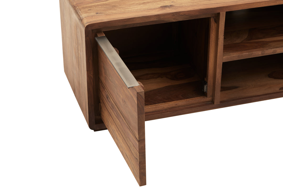Woodpecker One Door Sheesham And Acacia Wood Media Unit