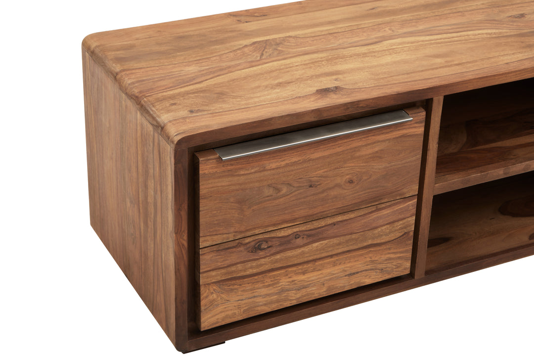 Woodpecker One Door Sheesham And Acacia Wood Media Unit