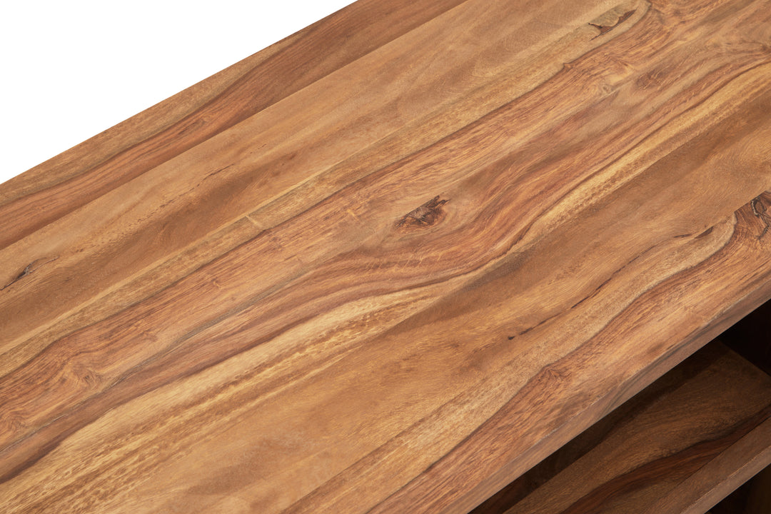 Woodpecker One Door Sheesham And Acacia Wood Media Unit