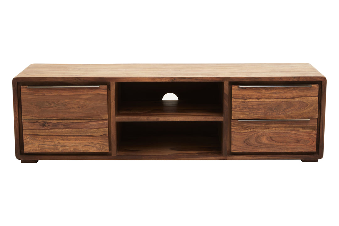 Woodpecker One Door Sheesham And Acacia Wood Media Unit