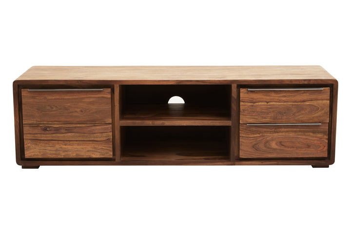 Woodpecker One Door Sheesham And Acacia Wood Media Unit