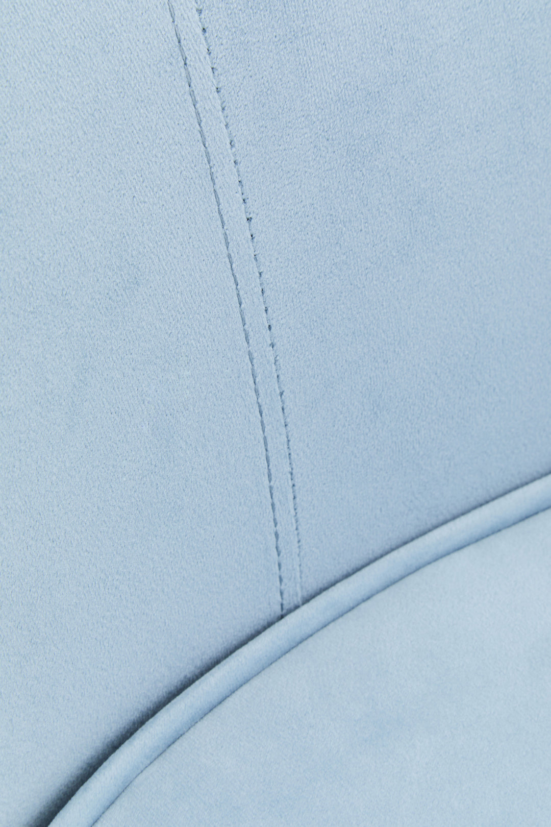 Swan 3 Seat Aqua Blue Velvet Sofa