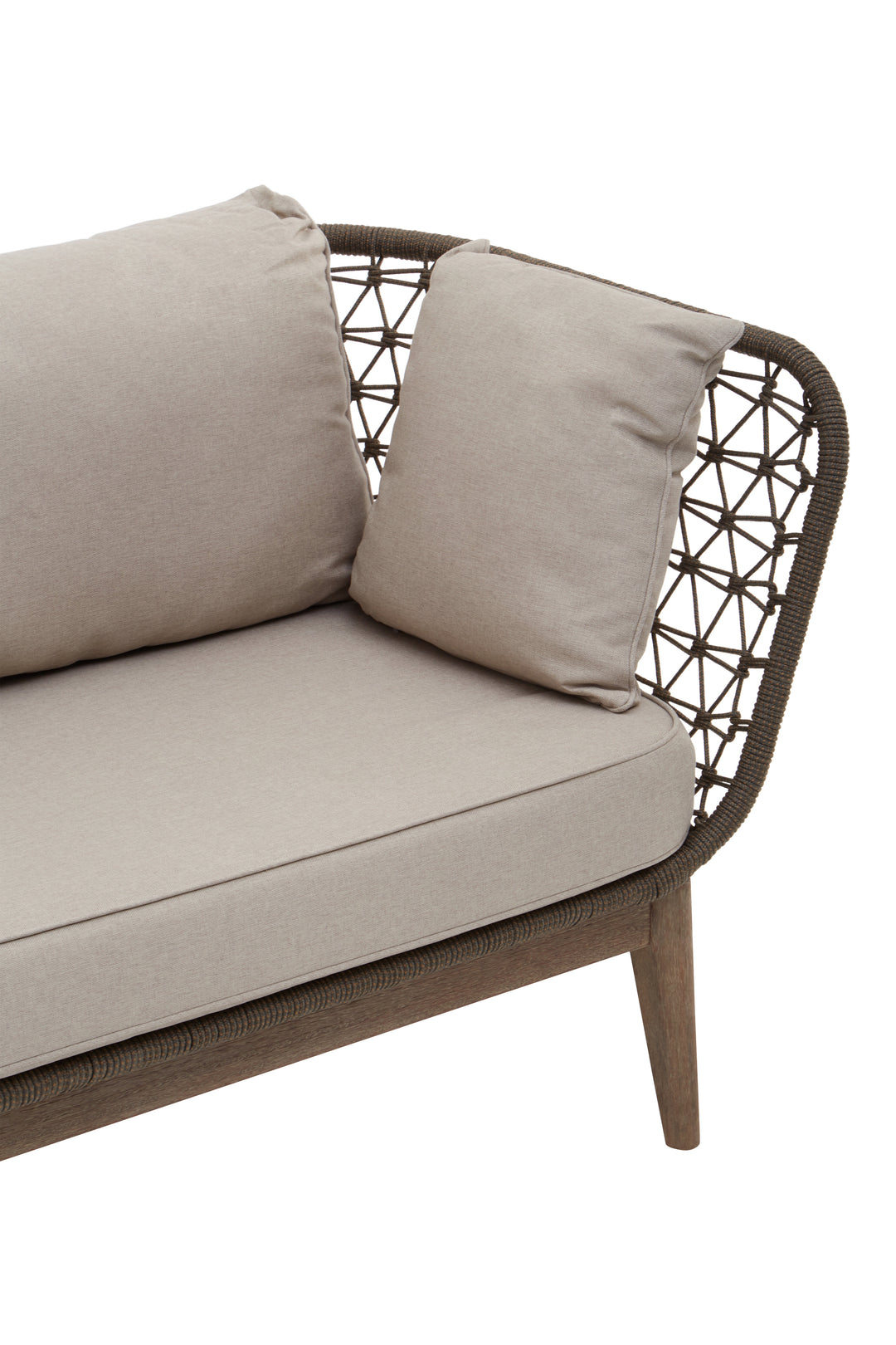 Benny Three Seat Bronze and Charcoal Sofa