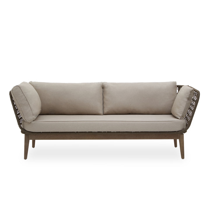 Benny Three Seat Bronze and Charcoal Sofa
