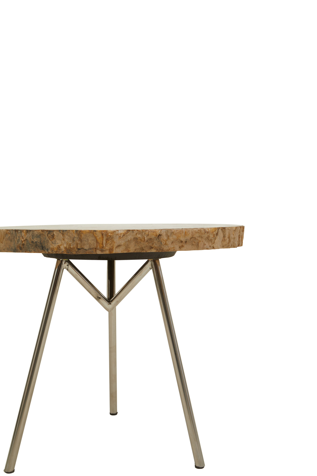 Jasper Medium Petrified Wood Side Table
