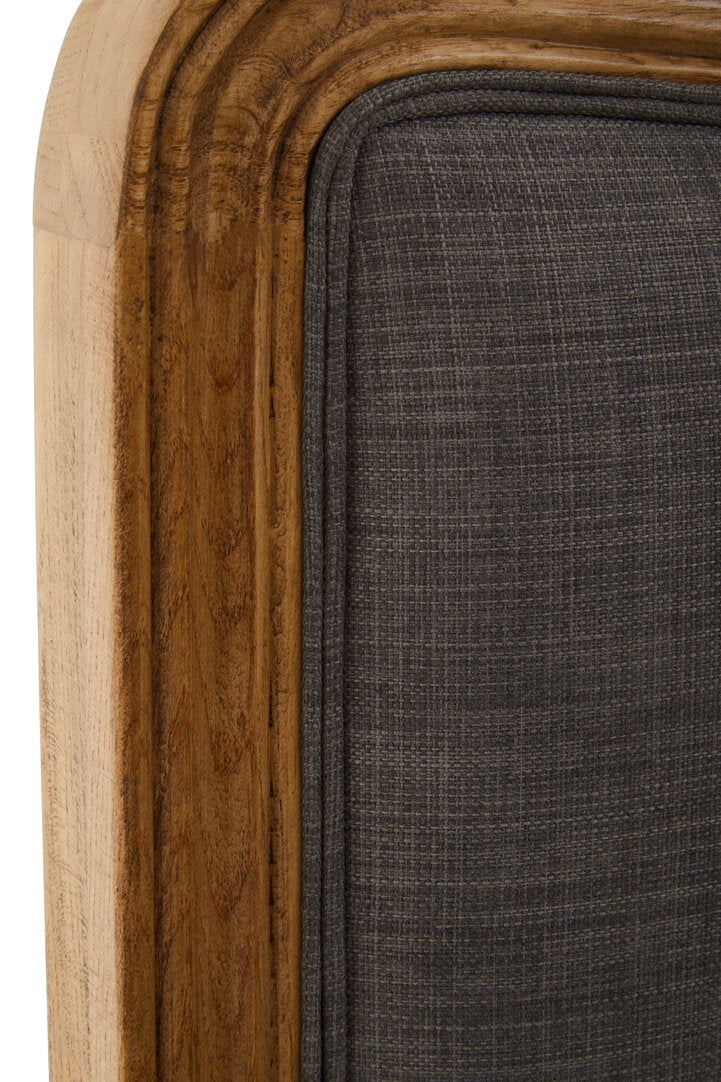 Heron Grey Fabric Kingsize Bed
