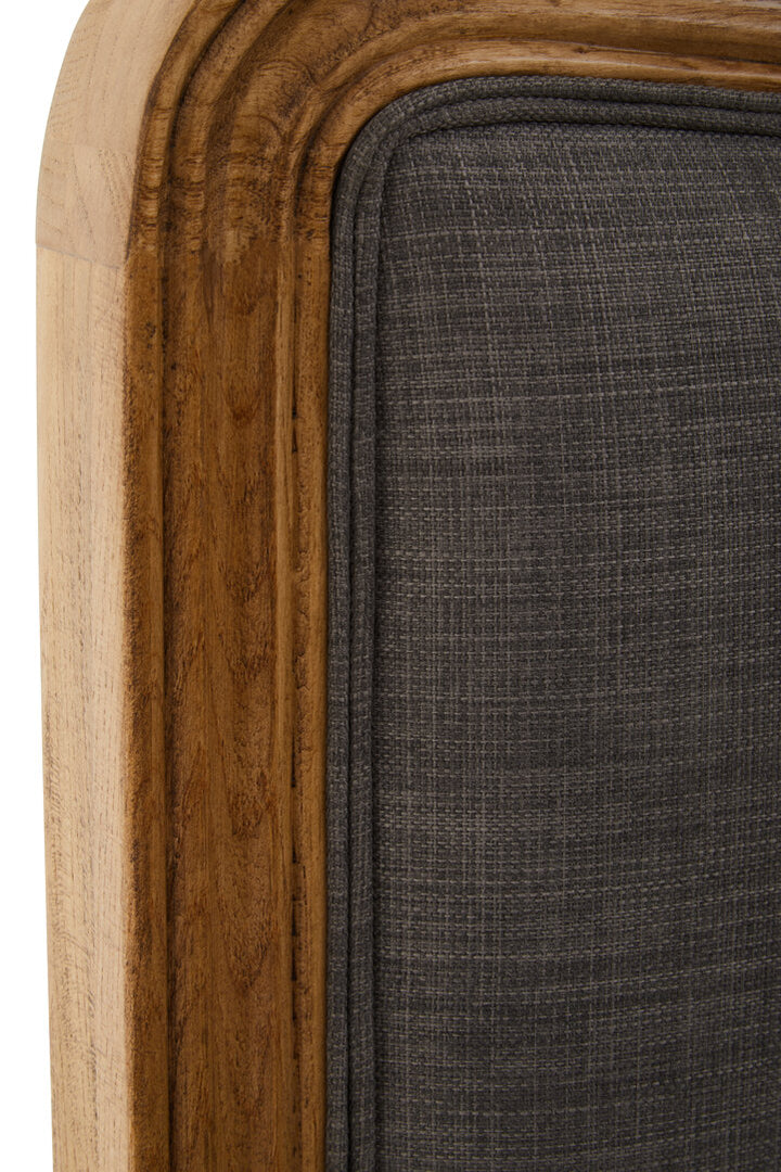 Heron Grey Fabric Kingsize Bed