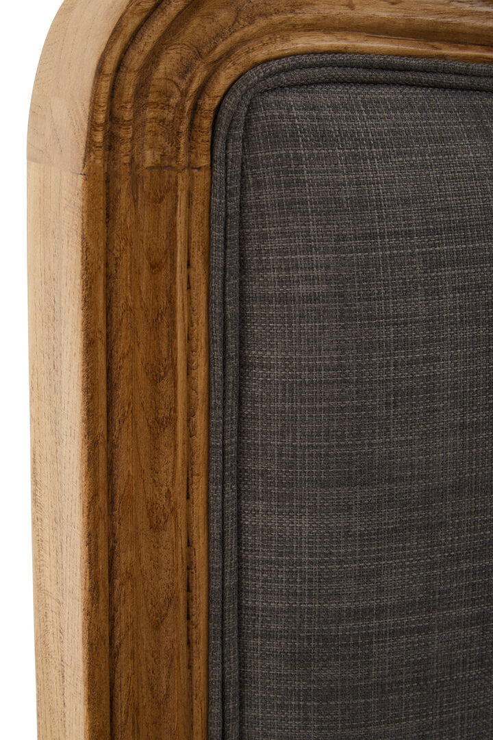 Heron Grey Fabric Super Kingsize Bed