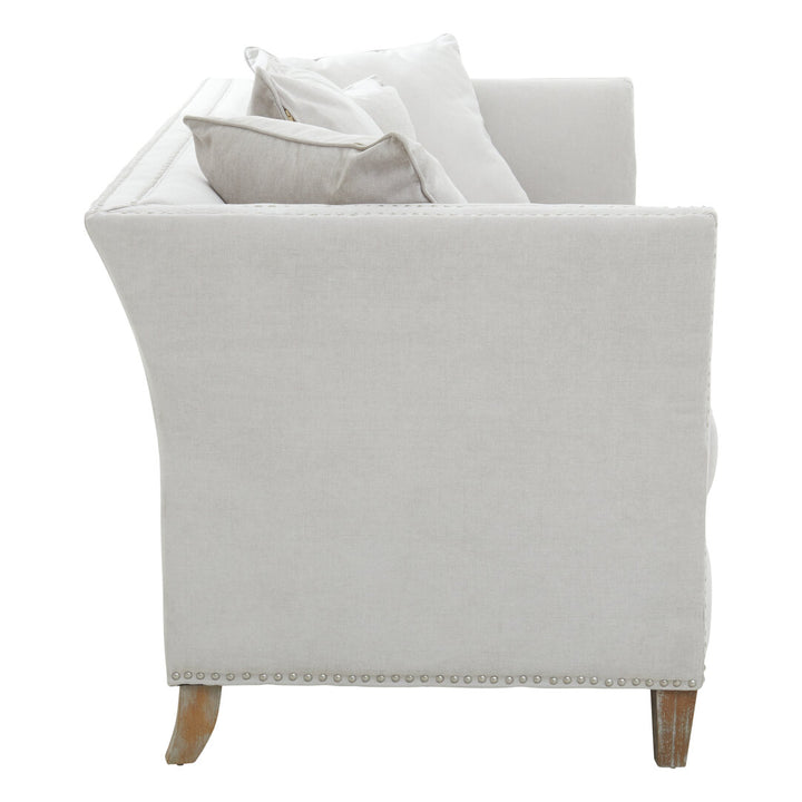 Heron Three Seat Grey Fabric Sofa